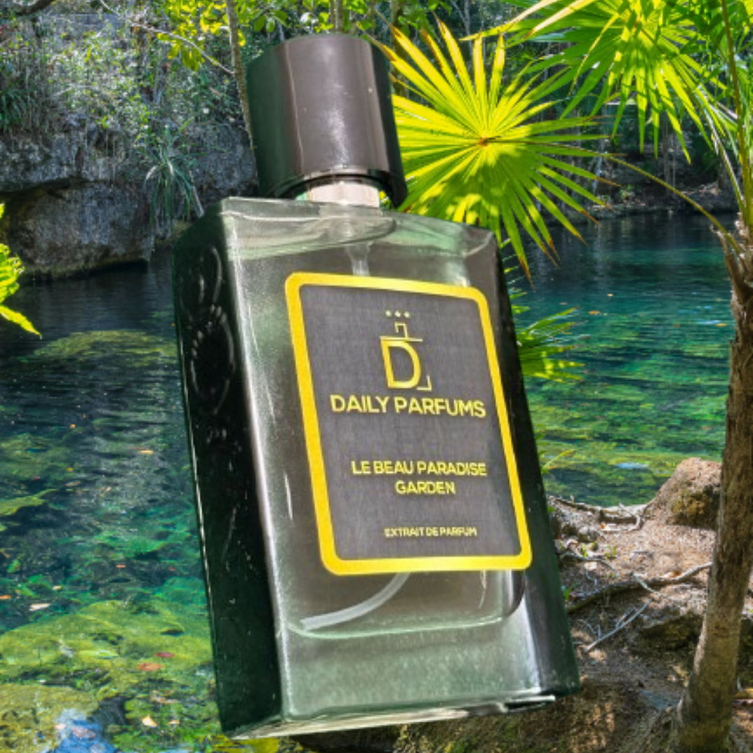 L'inspiration de Le Beau Paradise Garden en EXTRAIT DE PARFUM